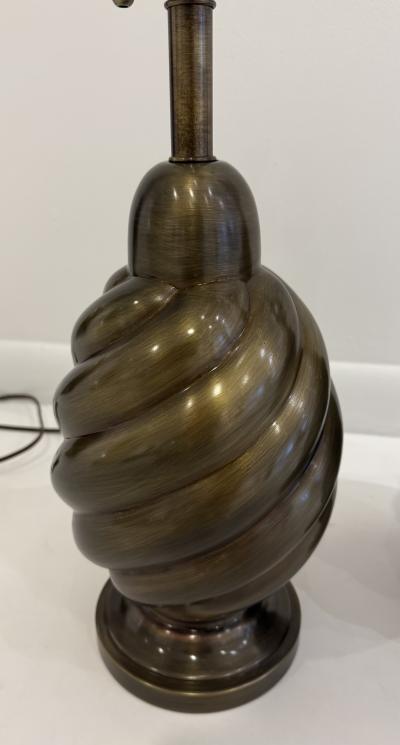  Westwood Industries Pair of Aged Brass Westwood American 1960s Mid Century Table Lamps