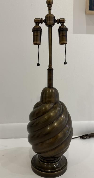  Westwood Industries Pair of Aged Brass Westwood American 1960s Mid Century Table Lamps