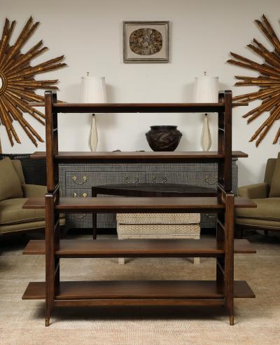  White Furniture Company Two part Adjustable Mahogany Bookcase