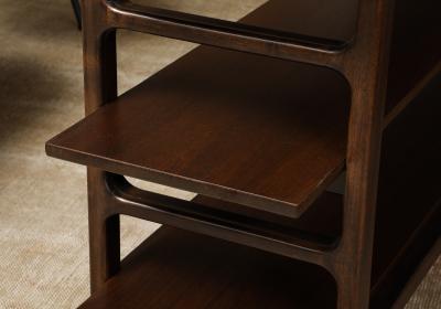  White Furniture Company Two part Adjustable Mahogany Bookcase