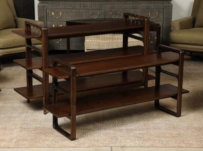  White Furniture Company Two part Adjustable Mahogany Bookcase