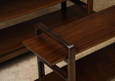  White Furniture Company Two part Adjustable Mahogany Bookcase