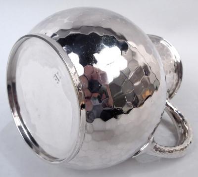  Whiting Manufacturing Co Antique Whiting Japonesque Craftsman Hand Hammered Water Pitcher