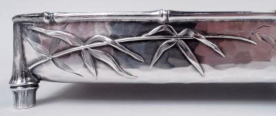  Whiting Manufacturing Co Whiting Japonesque Mixed Metal Sterling Silver Bamboo Crab Bowl