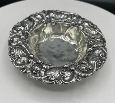  Whiting Manufacturing Company Sterling Silver Lilly of the Valley Bon Bon Dish by Whiting Division