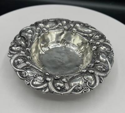  Whiting Manufacturing Company Sterling Silver Lilly of the Valley Bon Bon Dish by Whiting Division