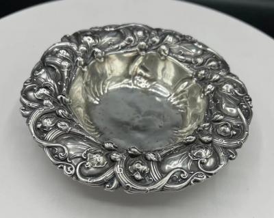  Whiting Manufacturing Company Sterling Silver Lilly of the Valley Bon Bon Dish by Whiting Division