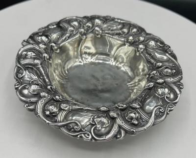  Whiting Manufacturing Company Sterling Silver Lilly of the Valley Bon Bon Dish by Whiting Division