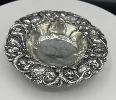  Whiting Manufacturing Company Sterling Silver Lilly of the Valley Bon Bon Dish by Whiting Division