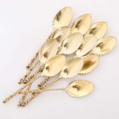  Whiting Manufacturing Company Whiting Mfg Co Set of 12 Arts Crafts Sterling Silver Desert Spoons by Whiting Manufacturing