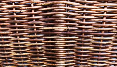  Wicker Works Wicker Works Link Newly Upholstered Sofa Settee