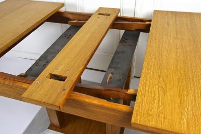  Wiener Werkst tte 20th Century Josef Hoffmann Dining Table Oakwood Extendable AT ca 1905
