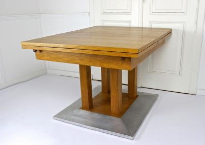  Wiener Werkst tte 20th Century Josef Hoffmann Dining Table Oakwood Extendable AT ca 1905