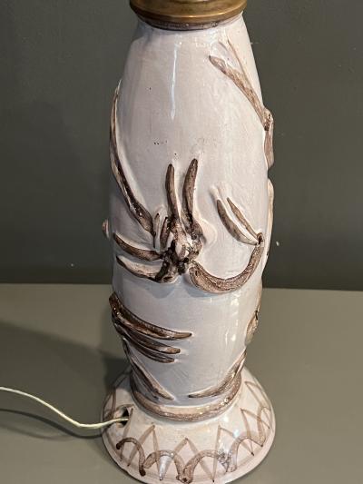  Wiener Werkst tte ART DECO AUSTRIAN POTTERY LAMP
