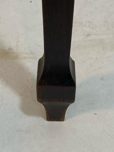  Wiener Werkst tte AUSTRIAN OAK TABLE WITH ENAMELED DRAWER PULLS BY JOSEF HOFFMAN