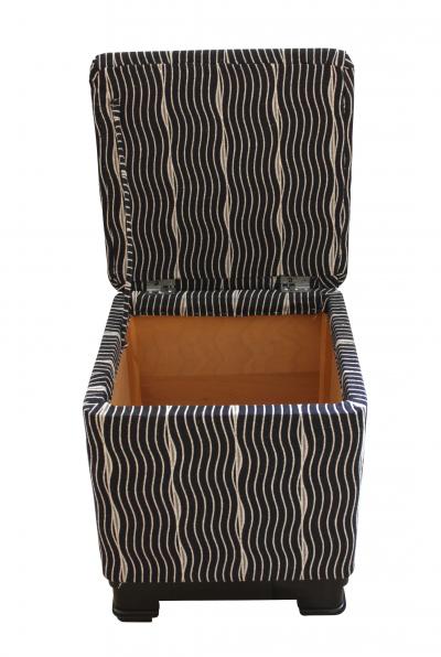  Wiener Werkst tte Art Deco Stool with Fold Up Seat France circa 1930