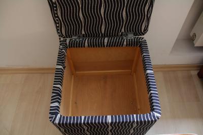  Wiener Werkst tte Art Deco Stool with Fold Up Seat France circa 1930