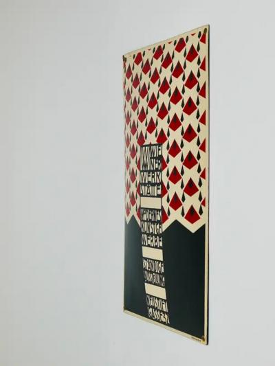  Wiener Werkst tte Josef Hoffmann Wiener Werkst tte Vienna Art Nouveau Enamel Advertising Sign