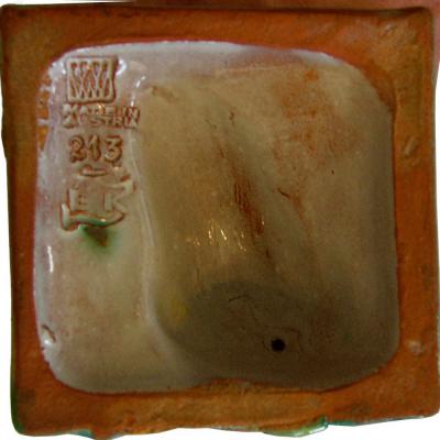  Wiener Werkst tte Wiener Werkstatte Glazed Ceramic Figure by Ena Kopriva