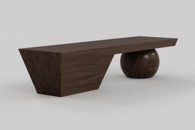 Wil n Jong Bollbank Bench Walnut