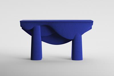 Wil n Jong Contourage Quartz Sand Console Table