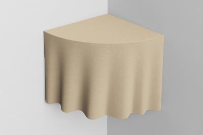 Wil n Jong Duk Quartz Sand Wall Mounted Side Table