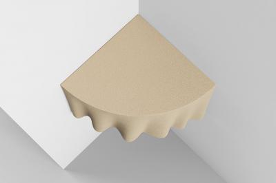  Wil n Jong Duk Quartz Sand Wall Mounted Side Table