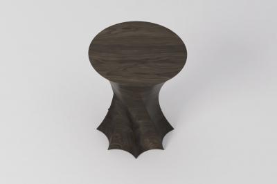  Wil n Jong Torque Side Table Walnut