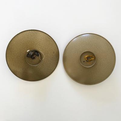 Wila Set of Two Mid Century Modern Wall Lamps or Flush Mounts by Wila 1950s Germany