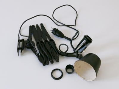  Wilhelm Bader Huge Adjustable Bauhaus Scissor Wall Lamp by Wilhelm B der Germany 1930s