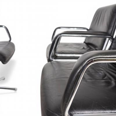  Wilkhahn Set of 4 Wilkhahn Delta swivel chairs by Delta Design 1970
