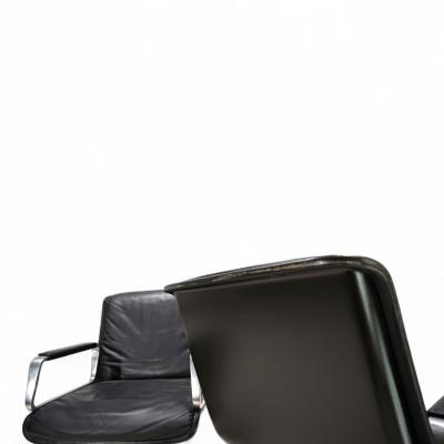  Wilkhahn Wilkhahn Delta 2 piece set of conference dining chairs by Delta Group 1960