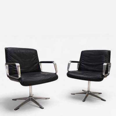  Wilkhahn Wilkhahn Delta 2 piece set of conference dining chairs by Delta Group 1960