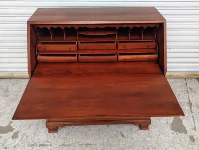  Willett Furniture Company 4 Drawer Willett Wildwood Cherry Secretary