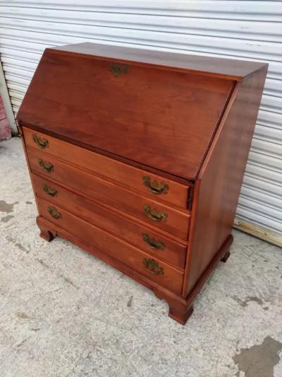  Willett Furniture Company 4 Drawer Willett Wildwood Cherry Secretary
