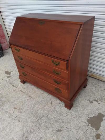  Willett Furniture Company 4 Drawer Willett Wildwood Cherry Secretary
