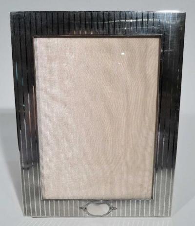  William B Kerr Co Antique American Edwardian Regency Sterling Silver Picture Frame