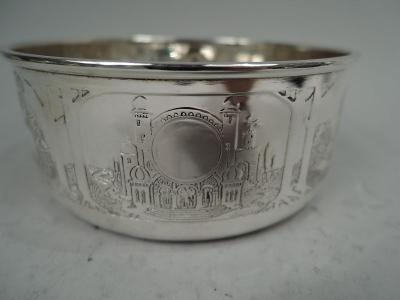  William B Kerr Co Kerr Edwardian Art Nouveau Sterling Silver Fairytale Porringer