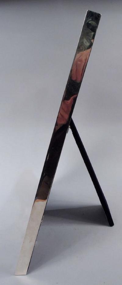  William B Kerr Co Large Antique American Art Nouveau Sterling Silver Table Mirror