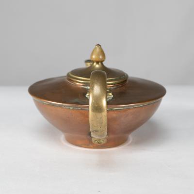 William Benson W A S Benson Co W A S Benson A Good Quality Small Arts Crafts Copper Brass Teapot