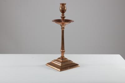 William Benson W A S Benson Co W A S Benson A Pair of Arts Crafts Copper Brass Candlesticks