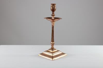 William Benson W A S Benson Co W A S Benson A Pair of Arts Crafts Copper Brass Candlesticks
