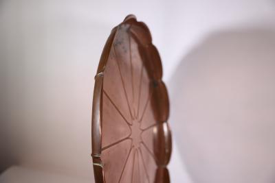  William Benson W A S Benson Co W A S Benson Stamped Mark A Very Large Arts Crafts Copper Lily Pad Tray