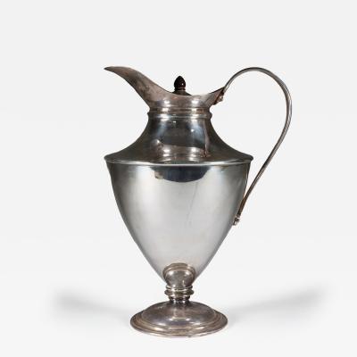  William Benson W A S Benson Co W A S Benson stamped A Silver Plated Hot Water Jug