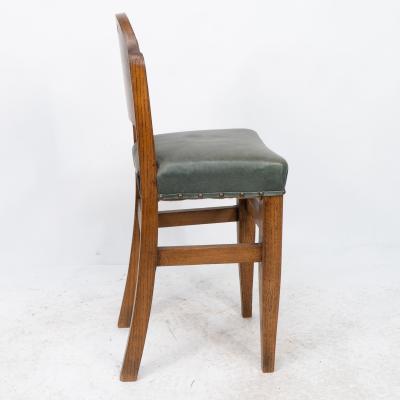  William Birch Ltd William Birch An Arts Crafts High Seat Music Chair with Leather Seat