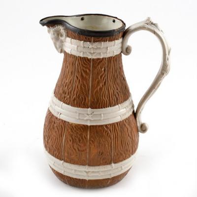  William Brownfield Sons Staffordshire Salt Glaze Pitcher Jug