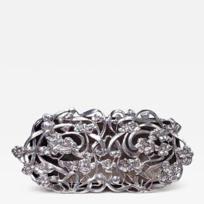  William Comyns Sons Ltd Comyns English Edwardian Art Nouveau Sterling Silver Trinket Box 1906