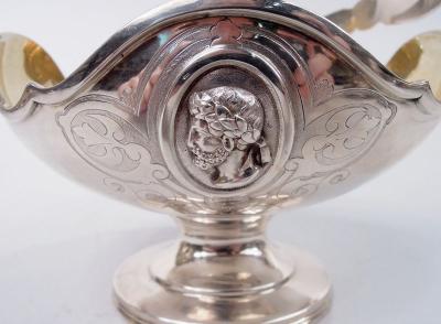  William Gale Son William Gale Medallion New York Classical Creamer Sugar 1862