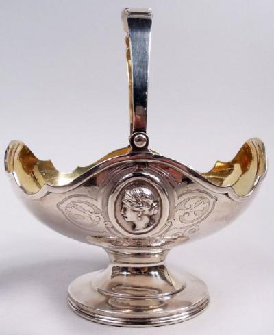  William Gale Son William Gale Medallion New York Classical Creamer Sugar 1862