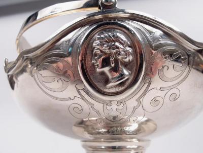  William Gale Son William Gale Medallion New York Classical Creamer Sugar 1862